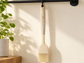 Pincel color natural mango madera